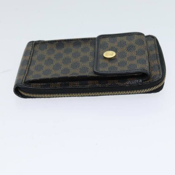 CELINE Macadam Canvas Shoulder Wallet PVC Brown Auth 79811 - Picture 4 of 16